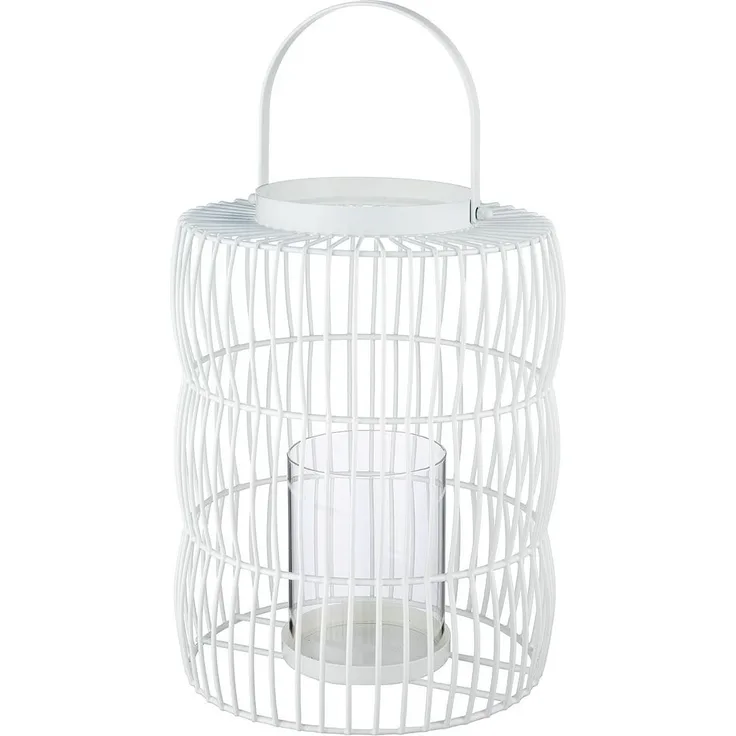 Windlicht Stage weiß 44cm