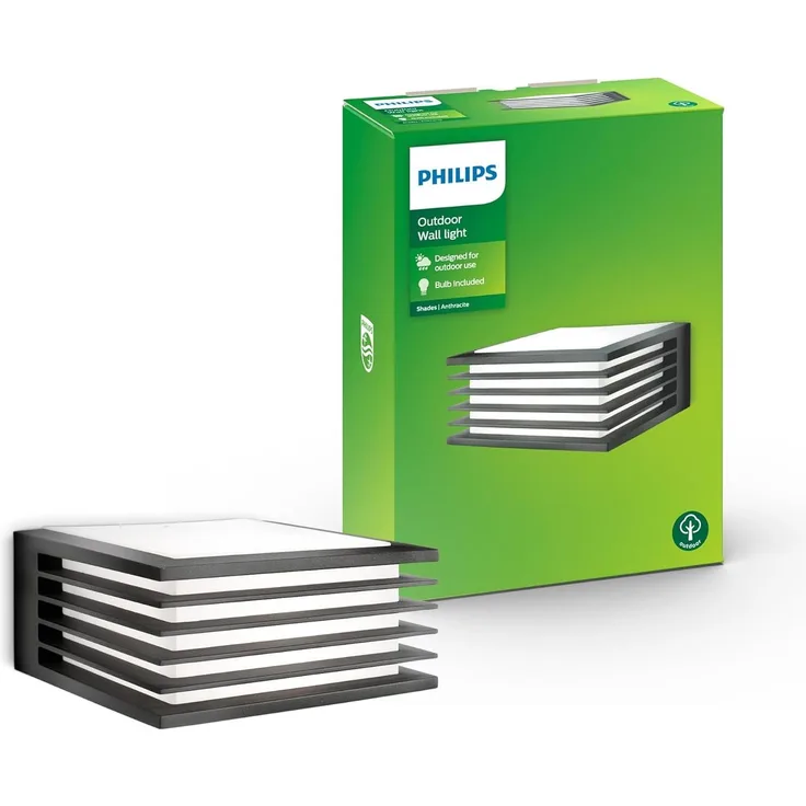 Philips myGarden ES Wandleuchte Shades 42W Anthrazit
