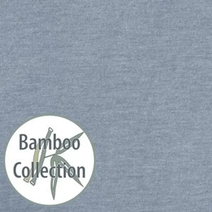 Theraline Bezug für Bambusmond Nacken- & Kuschelkissen Bamboo Melange blau-grau – Bild 6