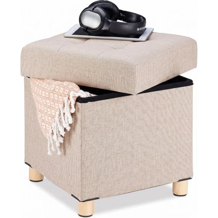 Relaxdays Sitzhocker mit Stauraum