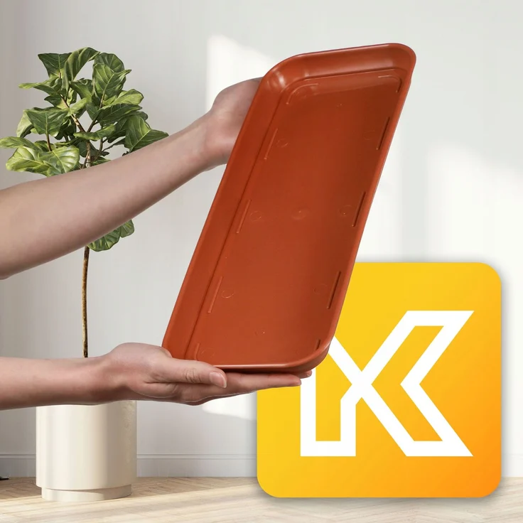 KADAX Blumentopfständer 40 cm Terrakotta – Bild 6