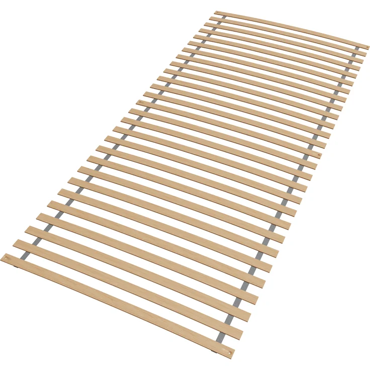 Rollrost 80x200, Ergonomischer Lattenrost aus Buchenholz, 28 Latten, Hergestellt in Deutschland, fertig montiert und gerollt, Traglast 130kg – Bild 1