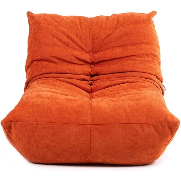 icon Sessel Schwammsofa Raupensitzsack Relaxsessel XXL aus Chenille "Enzo", Schaumstoff Füllung, für Wohnzimmer, für Schlafzimmer – Bild 3