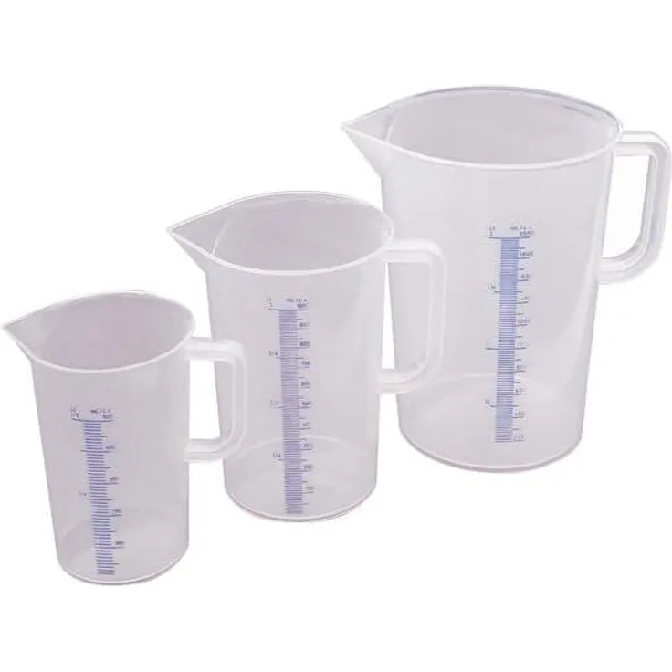 De Buyer Messkrug - Kunststoff - Höhe 21,5cm, Durchsichtig, 5 L