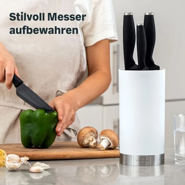 SILBERTHAL Messerblock Unbestückt, flexibler Borsteneinsatz – Bild 3