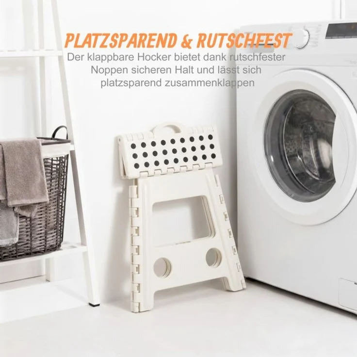 Relaxdays Klapphocker faltbar XL – Bild 2