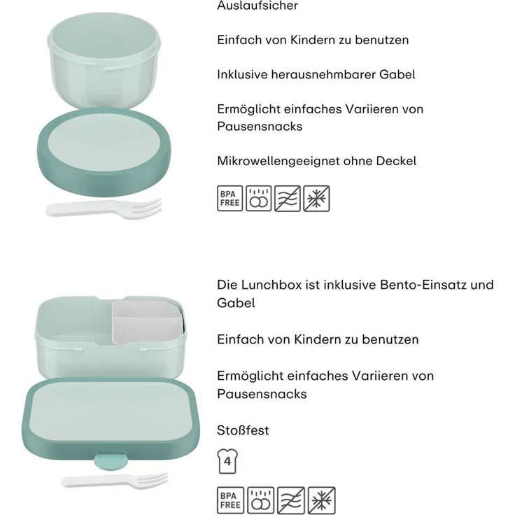Mepal CAMPUS Obst- und Bentobox Unicorn Glow (2025) – Bild 3