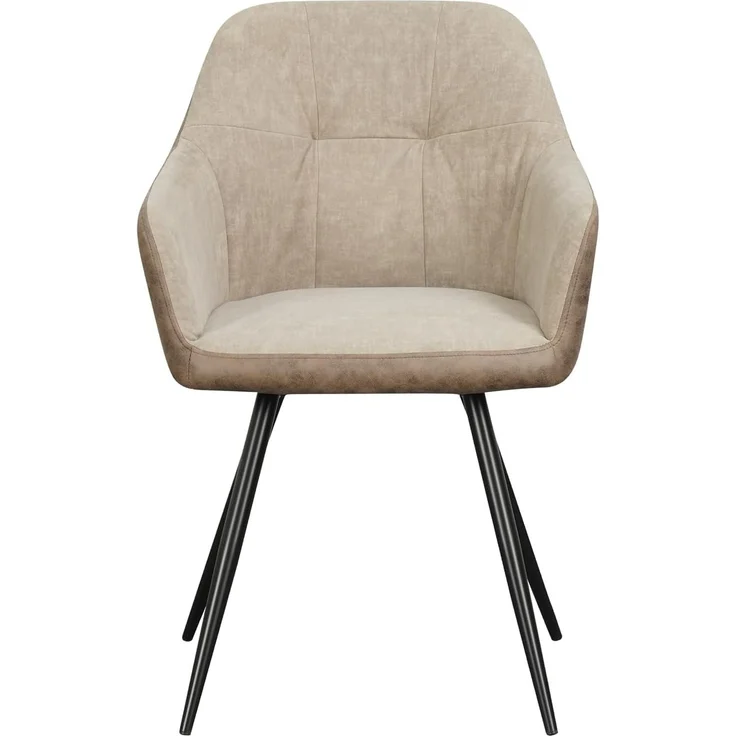 HTI-Living Esszimmerstuhl Esszimmerstuhl 2er Set Antikbraun/Taupe Joschka (Set, 2 St), Küchenstuhl – Bild 2