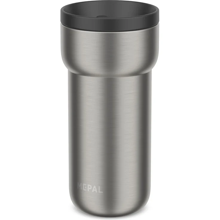 Mepal Ellipse Tägliche Nutzung 375 ml Schraubdeckel Polypropylen (PP) Silikon Edelstahl Edelstahl Schwarz 8 h – Bild 2