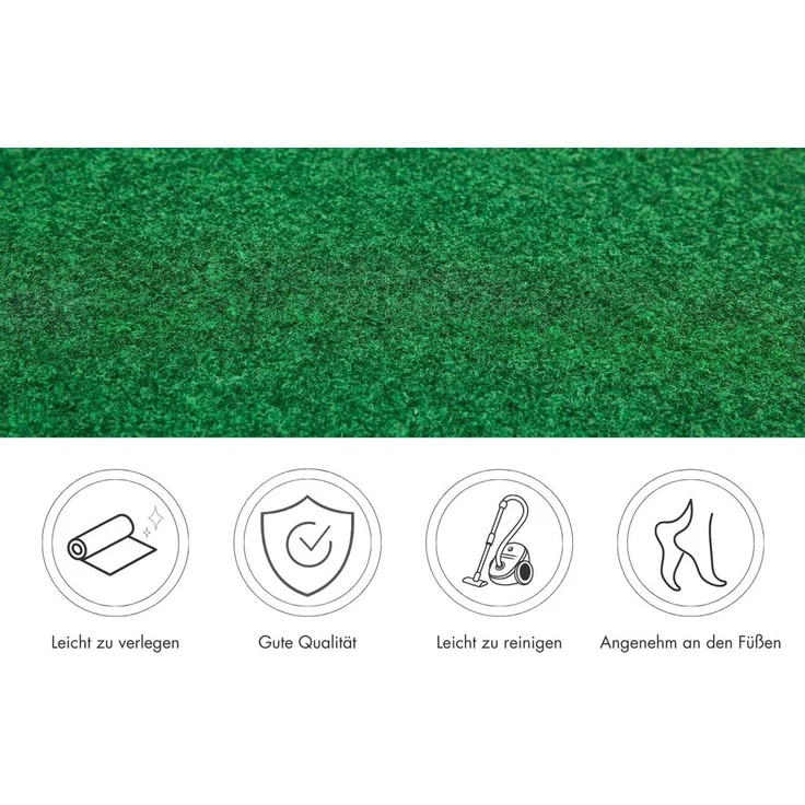 misento Outdoorteppich Poolteppich, rund, Höhe: 4 mm, mit Noppen zur Drainage, pflegeleicht, strapazierfähig – Bild 3