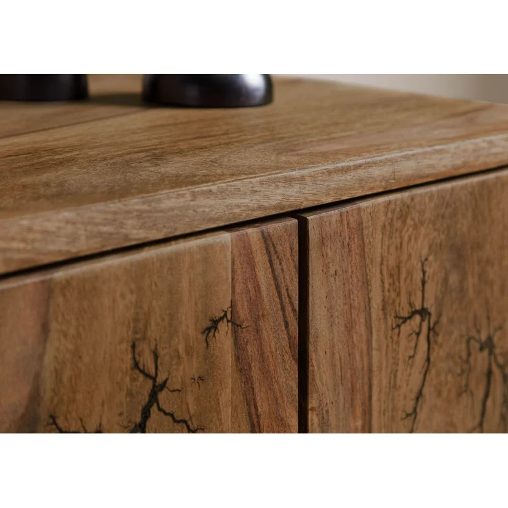 Sideboard Sheesham 185x40x77 natur unbehandelt LICHTENBERG #116 – Bild 5