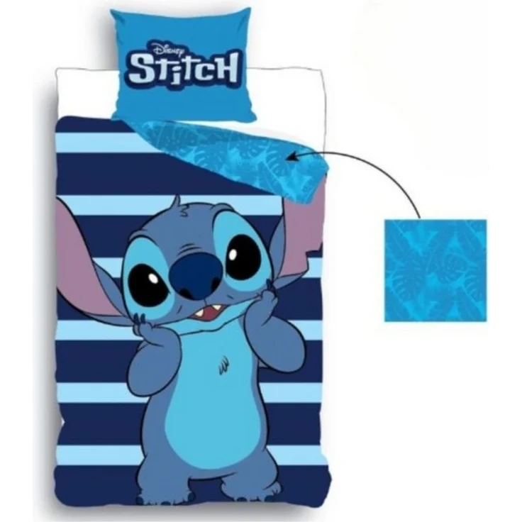 Lilo & Stitch Bettwäsche für kleine Fans – Blaues Design Wendebettwäsche 140x200 cm – Bild 2