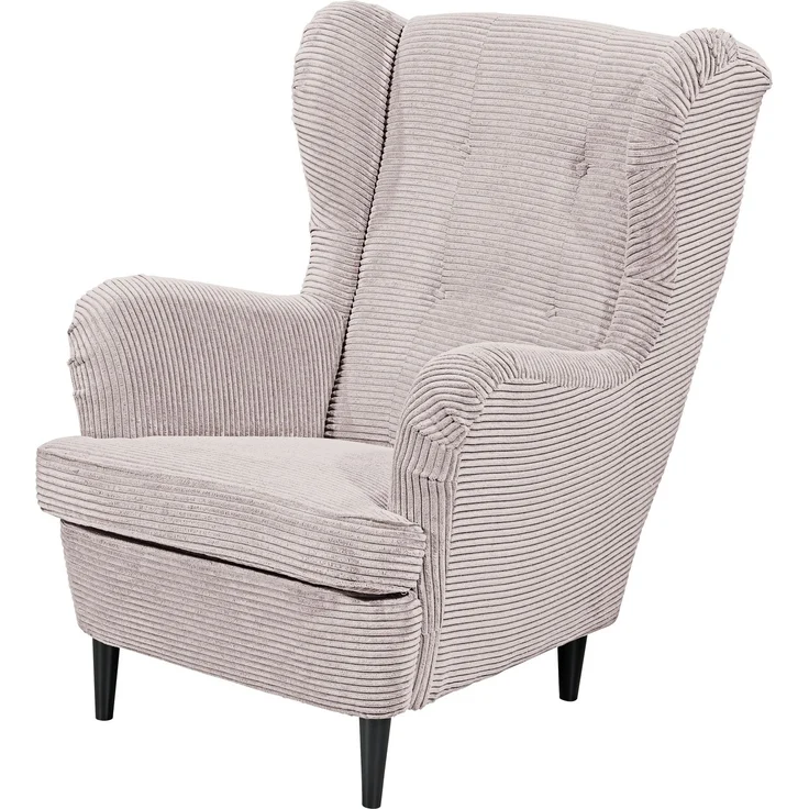 Ohrensessel >OSKAR< (Sessel und Hocker) in Flamingo - 78x102x98 (BxHxT) – Bild 4