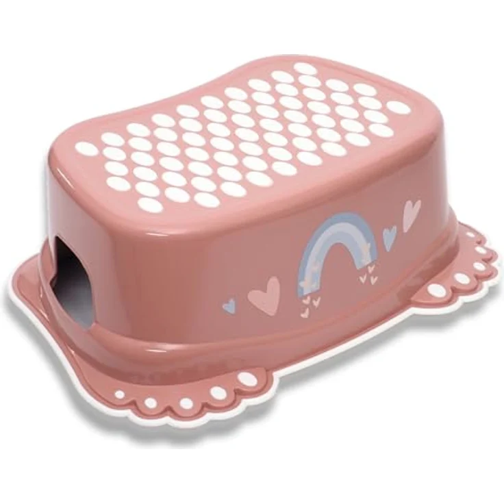 Kinderhocker TÜV Rheinland geprüft! Kinder Toilettenhocker mit Anti-Rutsch Beschichtung für Stabilität. – Kinder Hocker – Bild 1