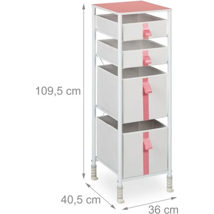 Kommode für Kinder 4 Schubladen 10047880 – Bild 4