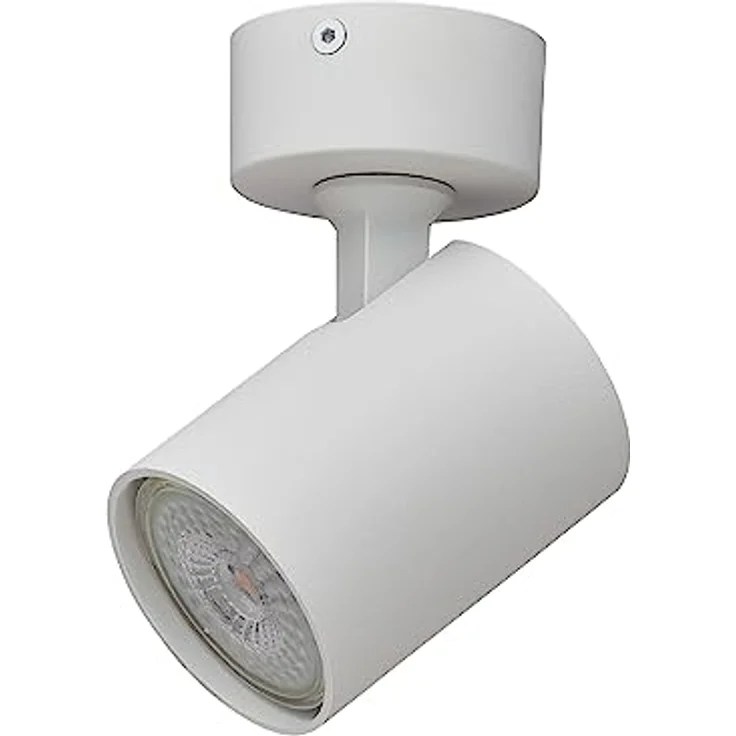 Oktaplex Bora Deckenstrahler 1-flammig, schwenkbar GU10 LED Spotleuchte in matt weiß, Aluminium, 230V – Bild 1