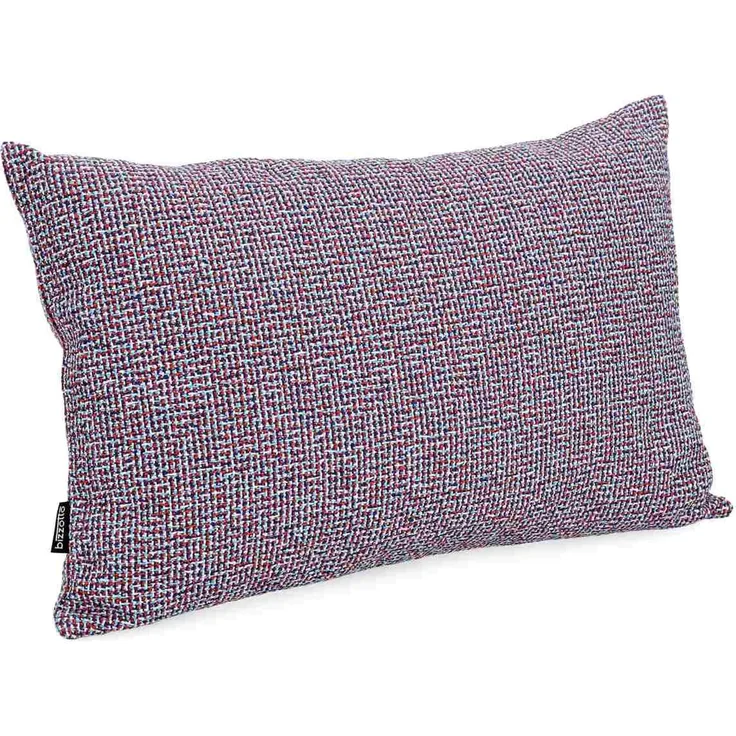 Outdoor Kissen Dilana aus Olefin-Stoff, wasserabweisend und abnehmbar, Blau, 2er-Set, 60x40 cm