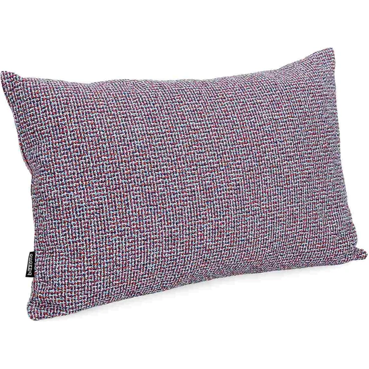 Outdoor Kissen Dilana aus Olefin-Stoff, wasserabweisend und abnehmbar, Blau, 2er-Set, 60x40 cm