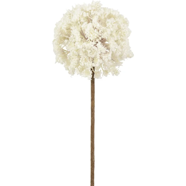 Everlands Weihnachtsdeko Blume 70 cm weiß