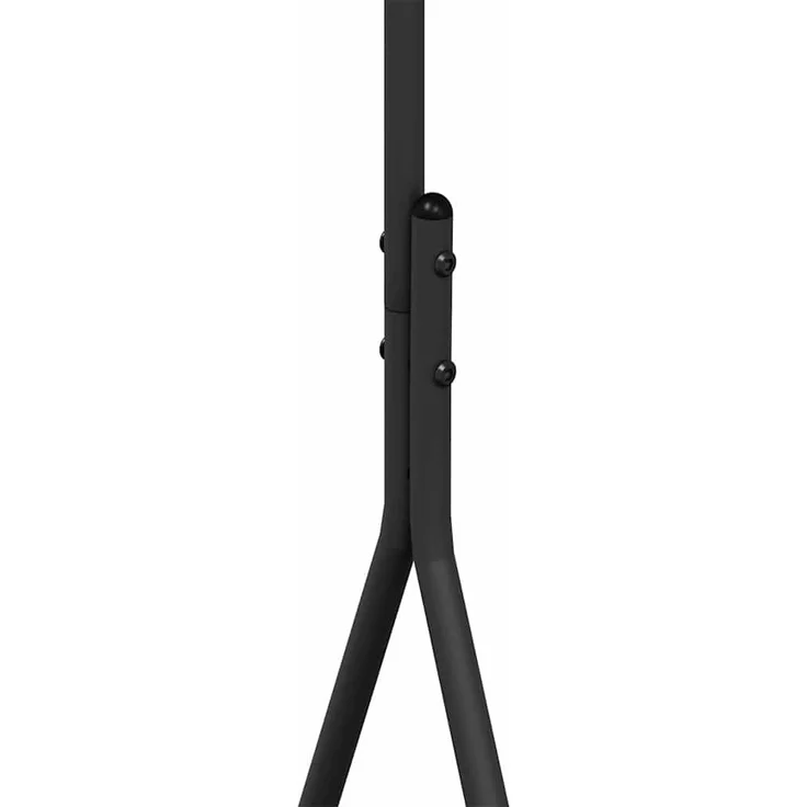 vidaXL Kleiderständer mit Speicher Schwarz 100 x 56 x 154 cm Stahl 868444 – Bild 8
