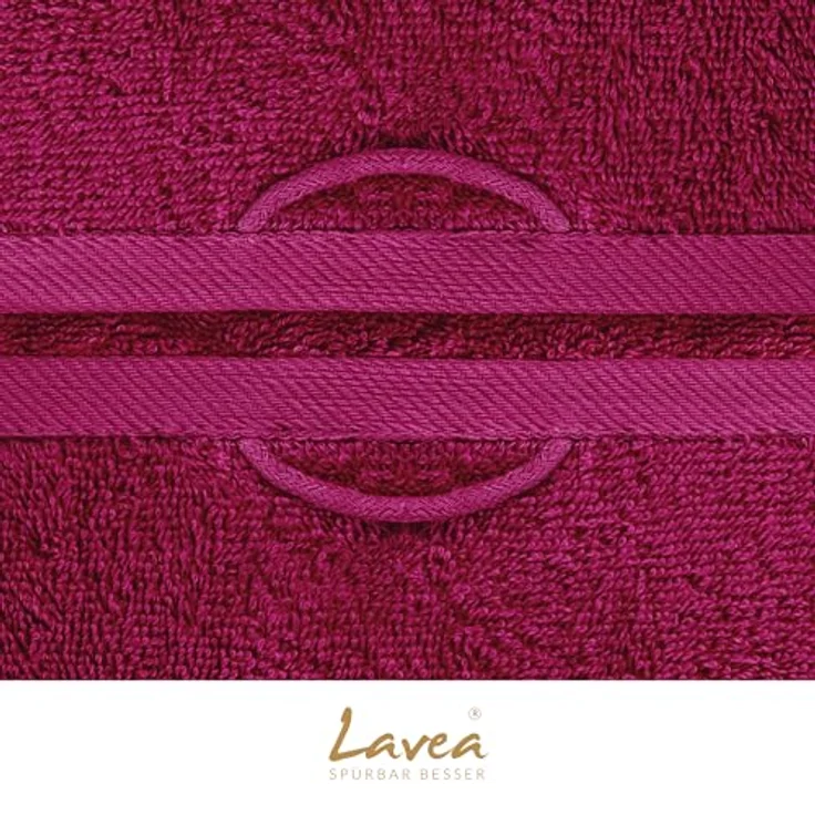 Lavea Handtuch Set Elena, Baumwolle (Set, 8-St), einzigartig weiche Frottee Handtücher für jeden Hauttyp geeignet – Bild 8