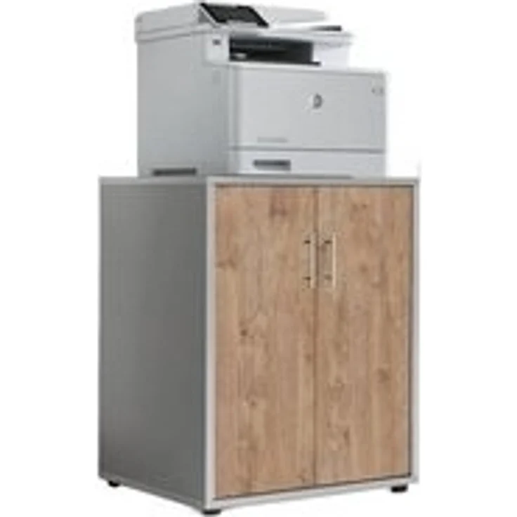 BMG Möbel Aktenschrank Druckerschrank Office Edition (große Oberplatte auch für Office Drucker geeignet) Höhe 74 cm, optimale Ergänzung zu Schreibtischen – Bild 5