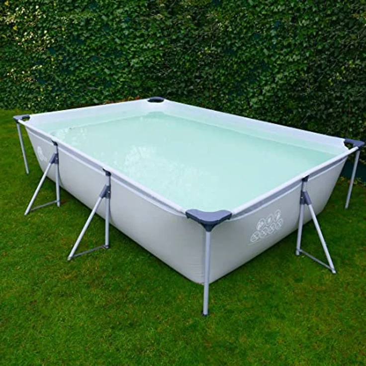 yourGEAR Rechteckpool Pool 300x200x70 cm Gartenpool Planschbecken Familienpool Schwimmbecken – Bild 3