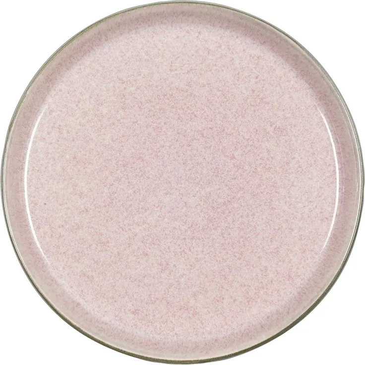 Bitz Frühstücksteller grau / rosa 21 cm