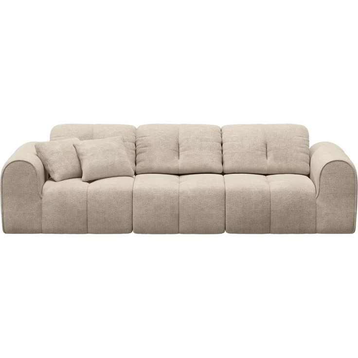 skølm 'Vanaheim' Sofa 3-tlg, 3er Sitz mit 2 Kissen, beige