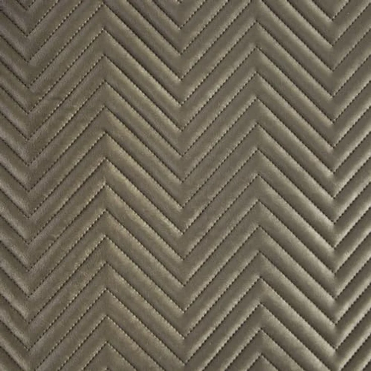 Tagesdecke Velours Samtdecke Gesteppt Steppdecke Klassische Decke SOFIA braun 220x240 cm braun – Bild 4