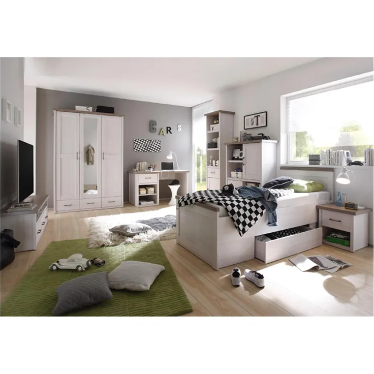 Bega 'Luca' 7-tlg. Jugendzimmer-Set weiß/trüffel
