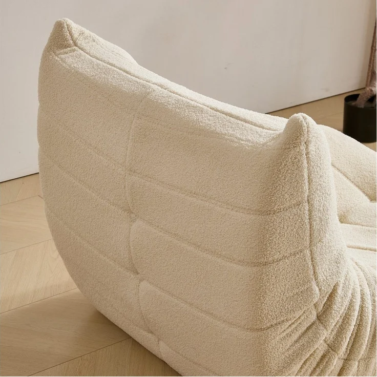 STILVORA Sitzsack Relaxsessel Indoor-Lazy Sofa mit Fußstütze & Hochelastischer Schwamm – Bild 3