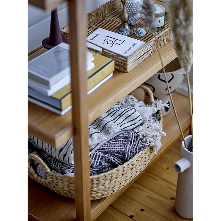 Überwurf Celly Decke mit Fransen Natur, Bloomingville, aus Baumwolle, Tagesdecke, Kuscheldecke, dänisches Design – Bild 3