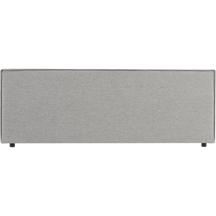 IDIMEX Kopfteil KLAO, Bettkopfteil 160 cm, Headboard Kopfteil Wandkissen Stoffbezug grau