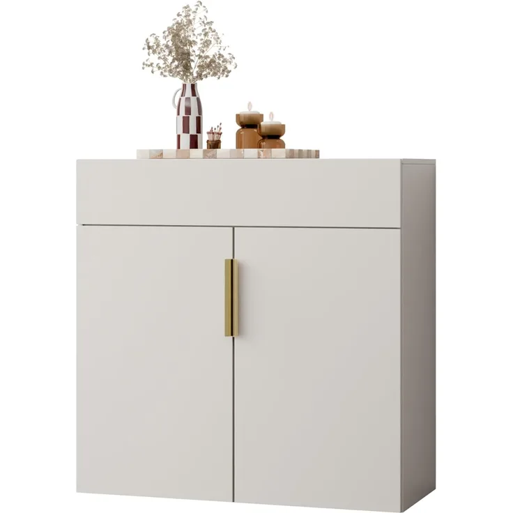 Kommode Kerkin 2D1S (Farbe: Sandfarben)