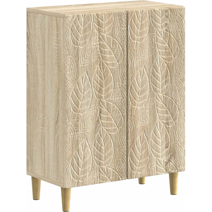 vidaXL 2-teiliges Badezimmer Schrank Set DELFT Sonoma-Eiche 3417623 – Bild 5