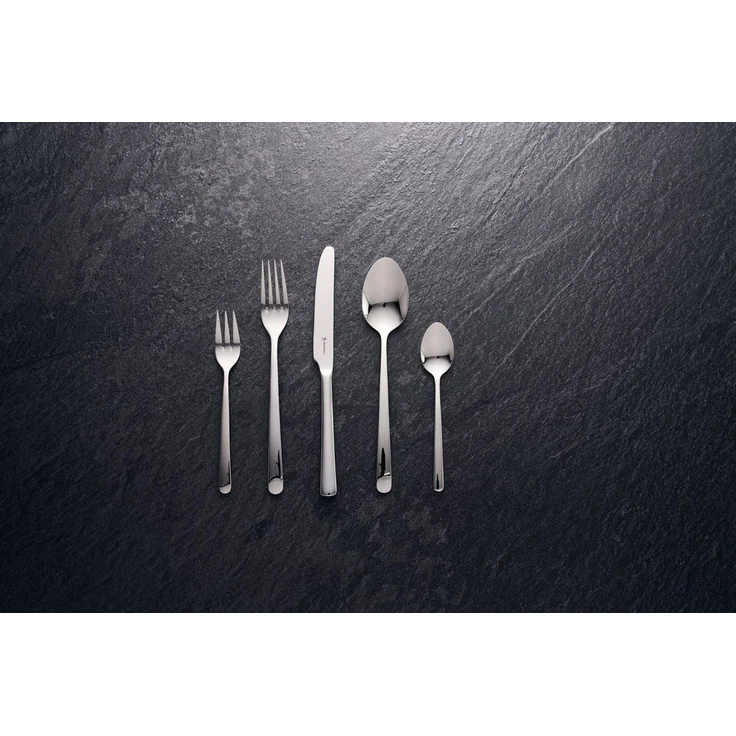 HENCKELS by ZWILLING Besteck-Set Serenity (60-tlg), 12 Personen, Edelstahl, 18/10 Edelstahl, Poliert, Spülmaschinengeeignet – Bild 3