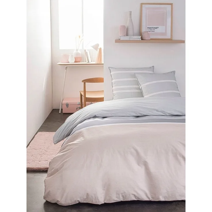 TODAY Baumwoll-Bettwäsche SOFT PINK beidseitig