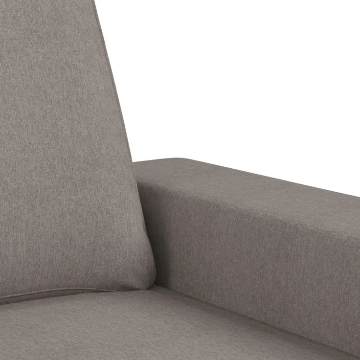 vidaXL Sessel mit Hocker Taupe 60 cm Stoff 3201150 – Bild 6