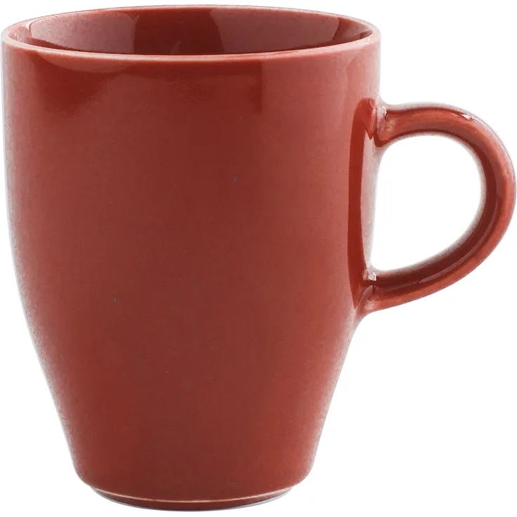 Kaffeebecher 0,32 l Homestyle Siena Red Kahla Kaffeetasse - Mikrowelle geeignet, Spülmaschinenfest