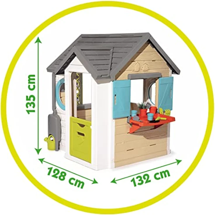 Smoby 'Gartenhaus', 128,5 x 132 x 135 cm (LxBxH), ab 2 Jahren – Bild 7