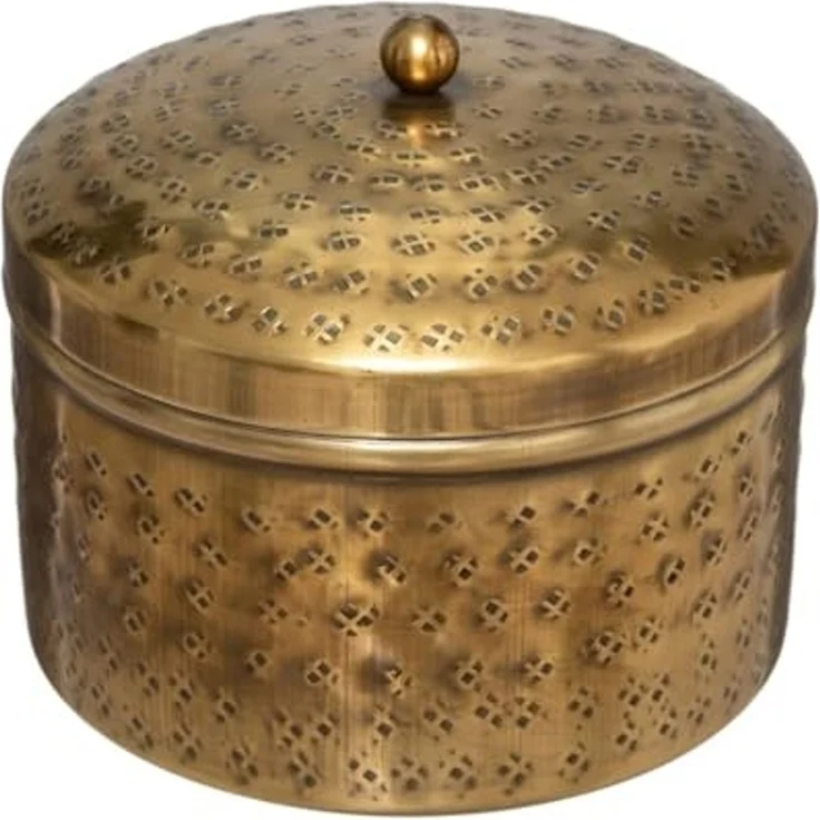 Schmuckschatullen OASIS, 2 Stück, Metall, golden – Bild 2