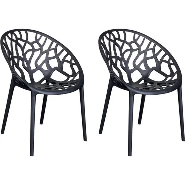 LC Garden Stapelstuhl LC Garden »Vomo« Gartenstuhl Stapelstuhl Kunststoff stapelbar (2 St) – Bild 4