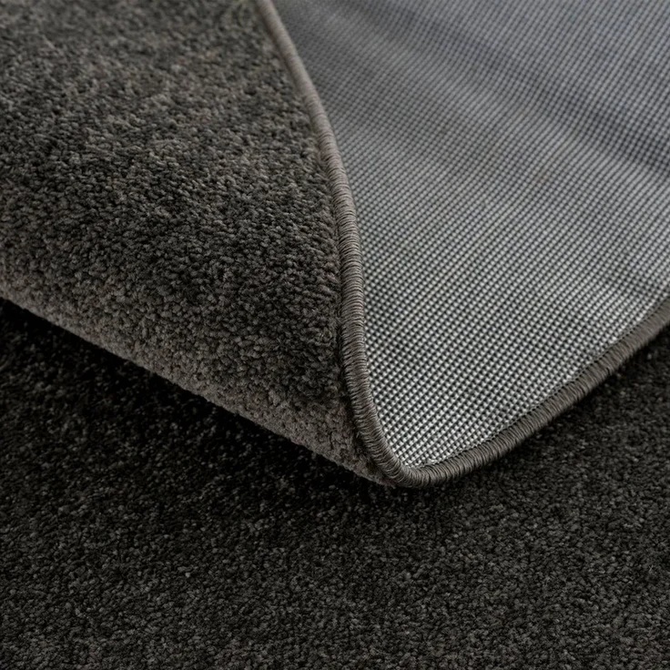 Sanat Teppich UNI, auch als Läufer und Rund, rund, Höhe: 13 mm, robuster Kurzflorteppich, große Farbauswahl, Wohnzimmer, alle Räume – Bild 3