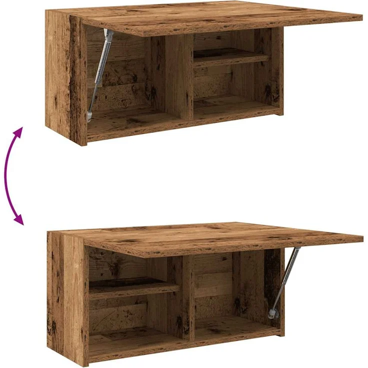 Bad-Wandschrank Altholz-Optik 60 x 25 x 30 cm Holzwerkstoff – Bild 8