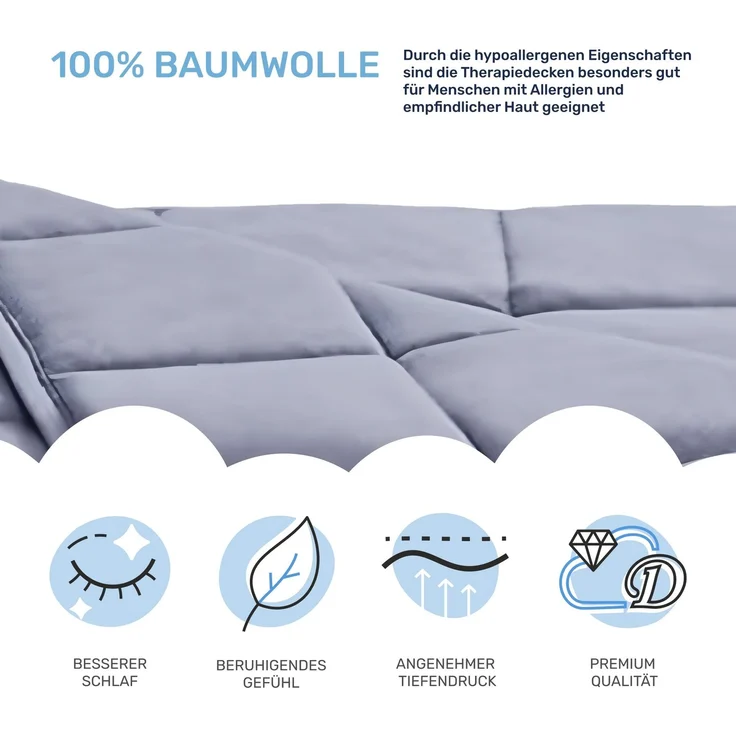 Dailydream Topper Bezug Pure 80x200x5 cm | Matratzentopper Ersatzbezug | Waschbar, rutschfest & atmungsaktiv | Bezug für Topper 60% Polyester, 40% Viskose | OEKO-TEX-zertifiziert – Bild 3
