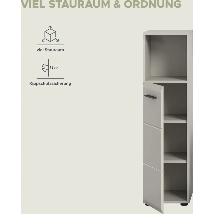 Ice Midischrank in Kaschmir Nachbildung matt – Bild 8