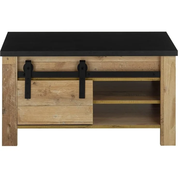 Lomadox Wohnzimmer-Set SHELTON-61, (Mega-Spar-Set, 6-St, 6-tlg), in Old Style hell Nb. mit anthrazit 570/201/43 cm – Bild 7