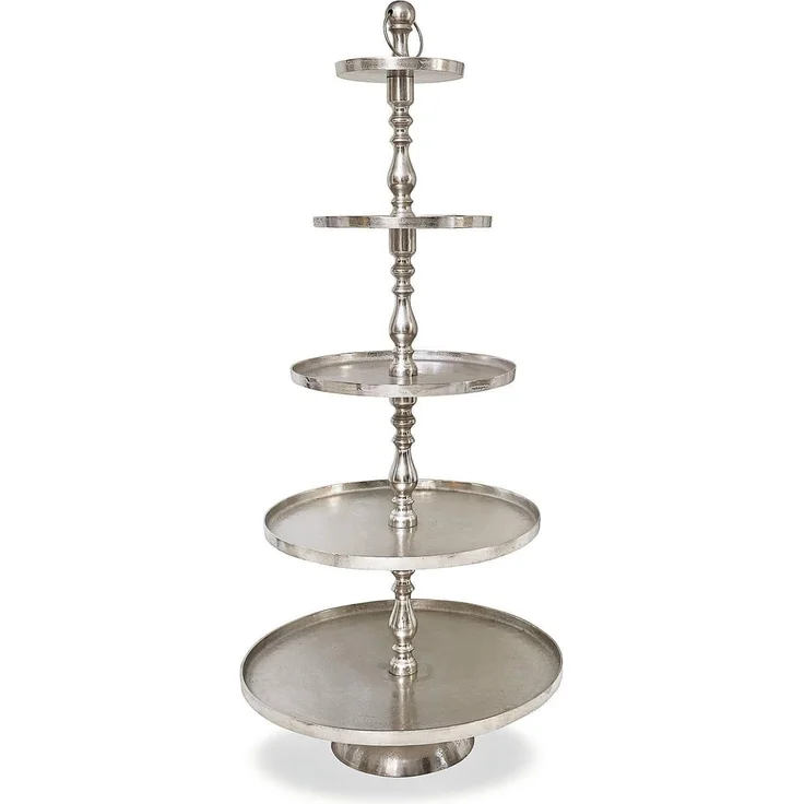 Mirabeau Etagere Etagere Magonie antiksilber, Aluminiumguss – Bild 2
