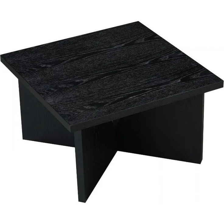 Bronx71 Couchtisch Houston 68x68 cm Eiche schwarz – Bild 4